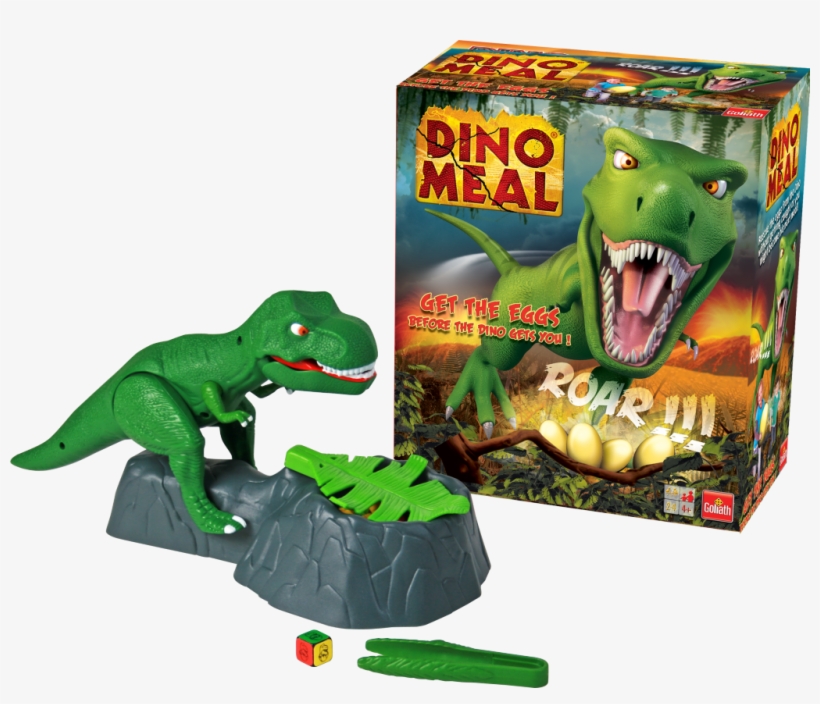 Dino Meal Product And Game Right Angle - Dino Meal Game By Goliath Games, transparent png