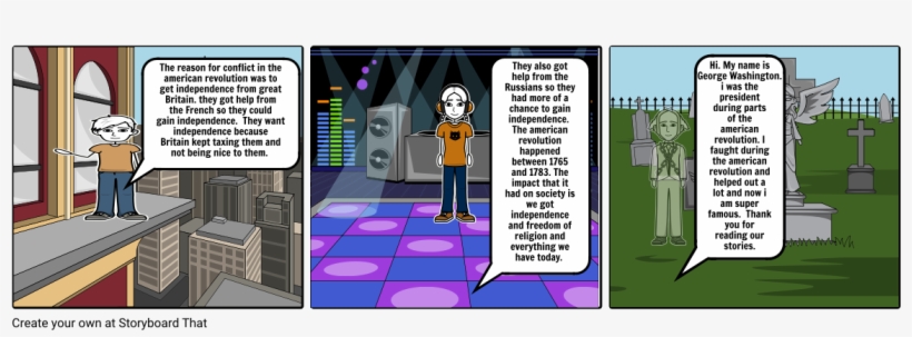American Revolution - Storyboard, transparent png
