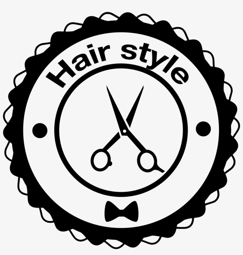 Hair Style Signal Circle With Scissor Comments - Icon Scissors Hairdressing Png, transparent png