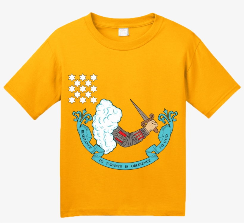 Youth Gold Resistance To Tyrants Is Obedience To God - Henry David Thoreau T Shirt, transparent png