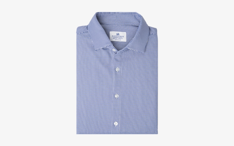 "beckett" Blue Gingham - Mizzen & Main, Beckett, Blue Gingham Blue L, transparent png