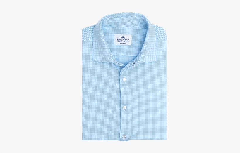 "whitman" Light Blue Gingham - Casual Dress, transparent png