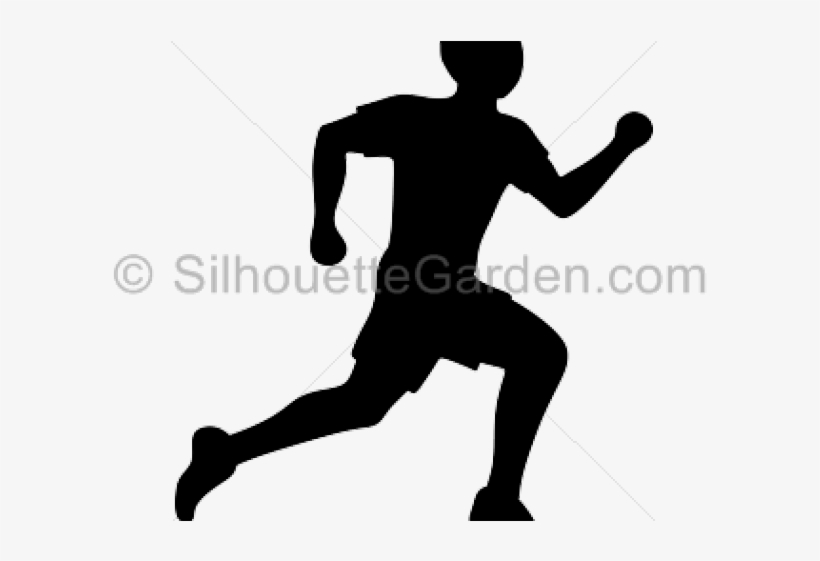 People Silhouette Clipart Transparent - Runner Silhouette Transparent, transparent png