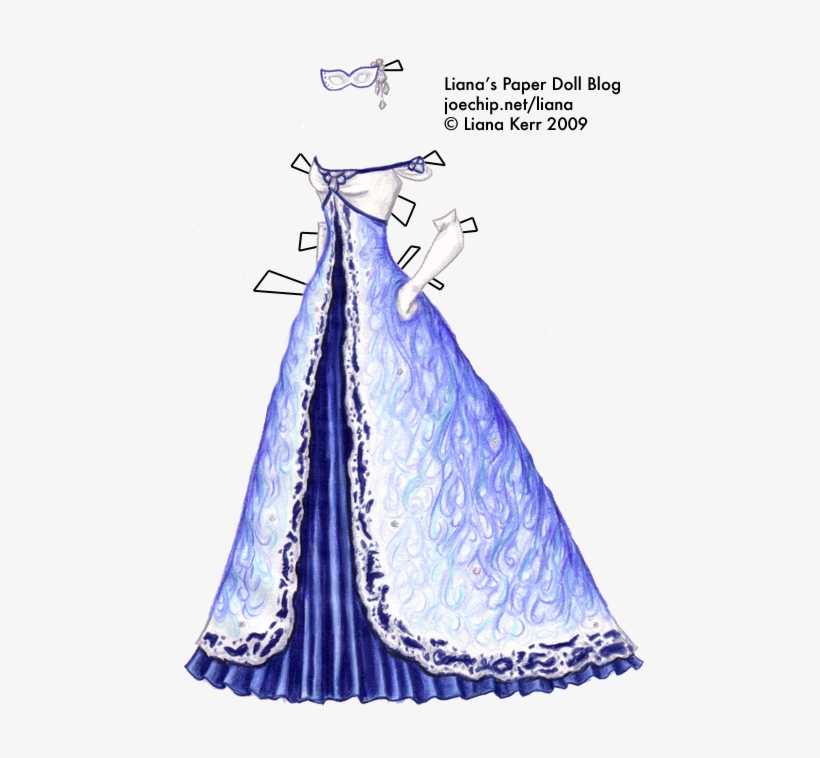 Click For Larger Version - Masquerade Gowns Blue And Gold, transparent png