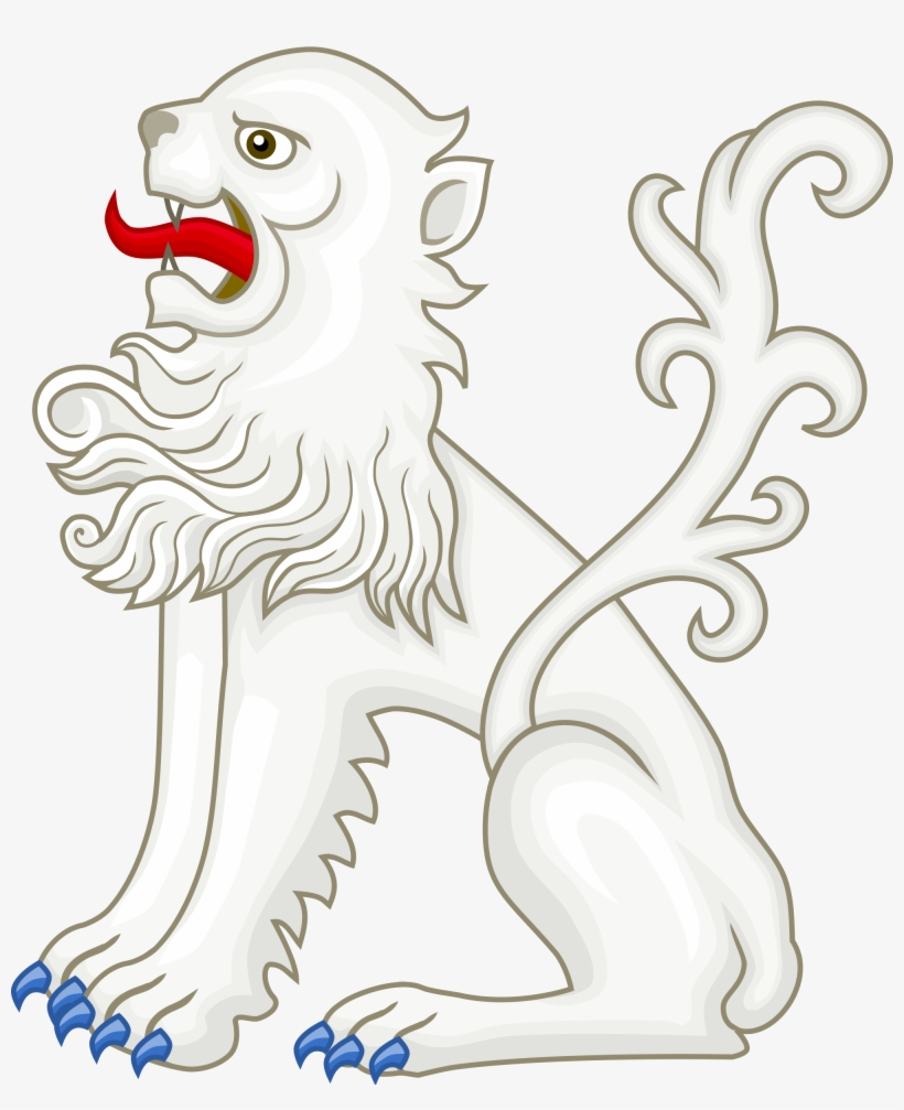 Open - White Lion Of Mortimer Badge Of Edward Iv, transparent png