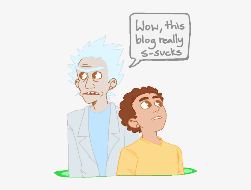Here, Have A Transparent Rick And Morty Judging Ur - Cartoon, transparent png