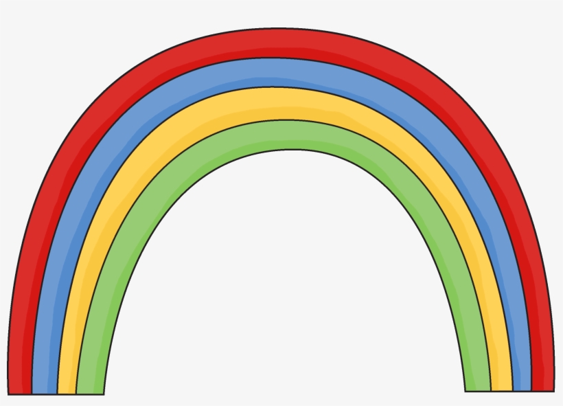 Rainbow - Circle, transparent png