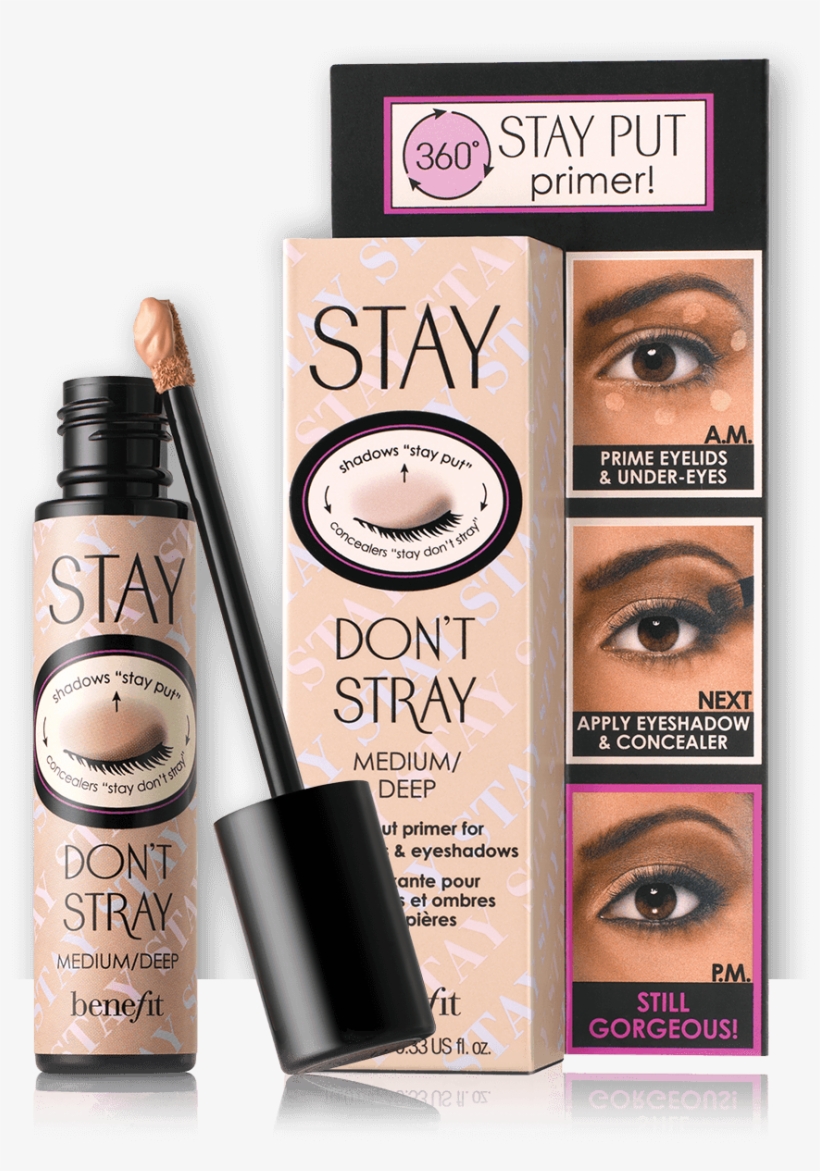 Stay Don't Stray Eyeshadow Primer - Benefit Cosmetics Stay Don't Stray Eyeshadow Primer, transparent png