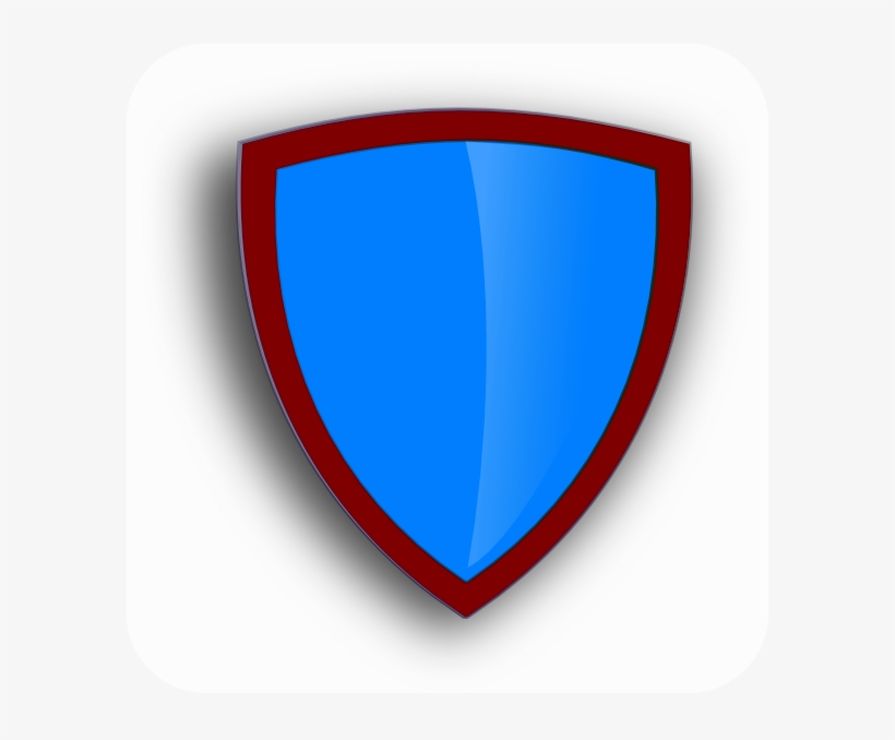 Blue And Red Shield Png, transparent png