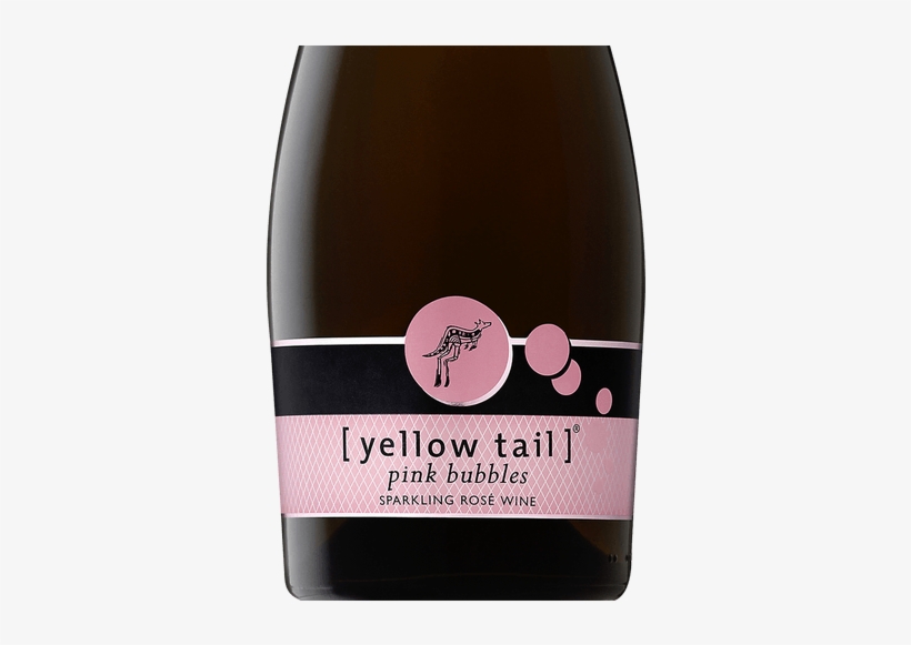 Yellow Tail Pink Bubbles 750ml, transparent png