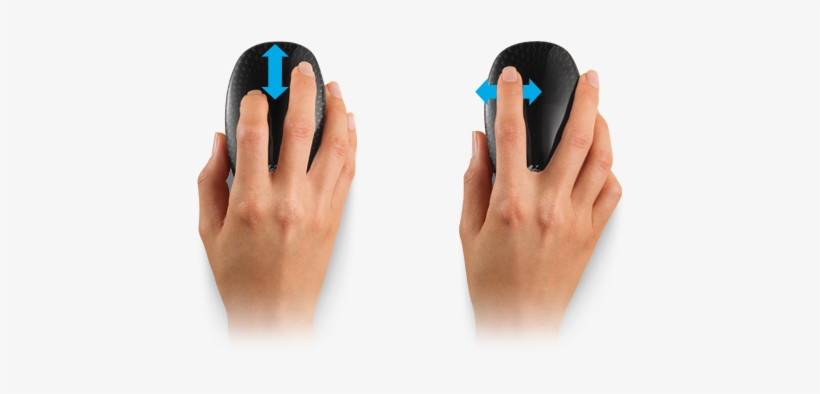Logitech Touch Mouse M600 - Logitech Touch Mouse M600 - Wireless Optical Mouse, transparent png