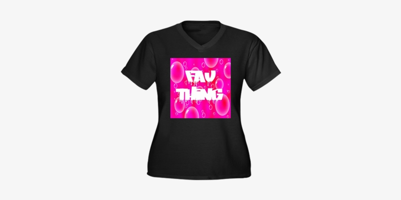 Fav Thing Pink Bubbles Plus Size T-shirt - T Shirt, transparent png