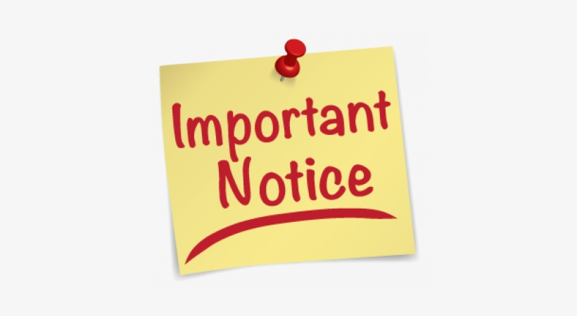 New Inspection Schedule - Important Notice For Parents, transparent png
