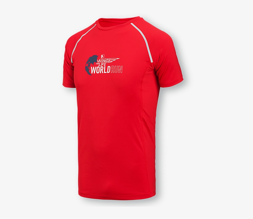 Show Your Support And Run With - Wings For Life T Shirt, transparent png