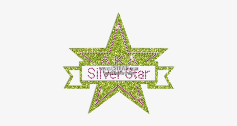 Aka Silver Star Hotfix Sparkling Rhinestud Glitter - Symmetry, transparent png