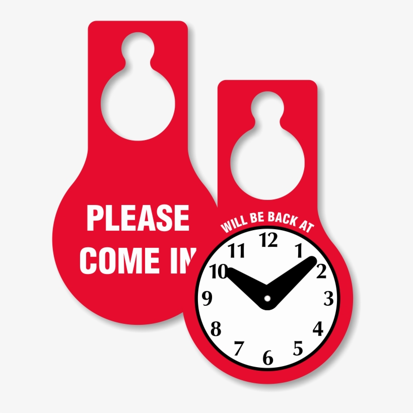 Will Be Back Clock Door Hanger - Citizen Men's Eco-drive Watch Bm7094-50a, transparent png