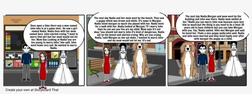 Nadia And The Puppy - Cartoon, transparent png