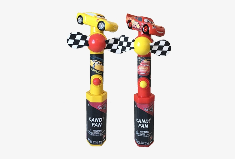 Disney Pixar Cars 3 Character Fan Candy Toy For Fresh - Cars 3, transparent png