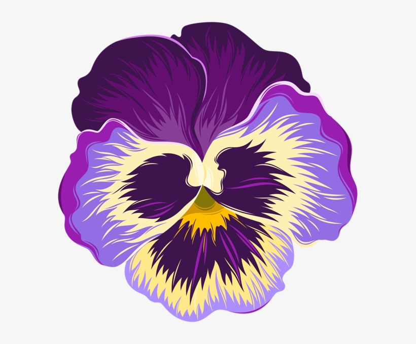 Violet Flower Png Clip Art Image - Clip Art, transparent png