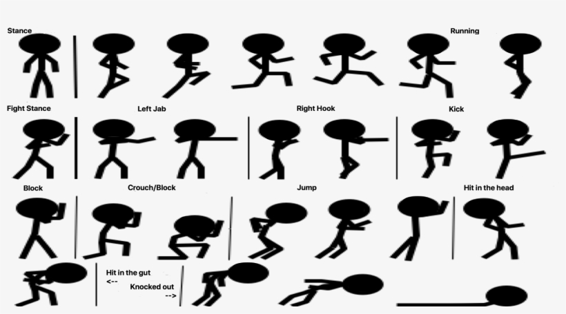 Position-12167 - Stick Figure Sprites, transparent png