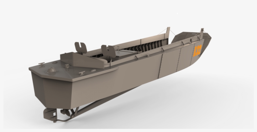 Load In 3d Viewer Uploaded By Anonymous - Landing Craft Mechanized, transparent png