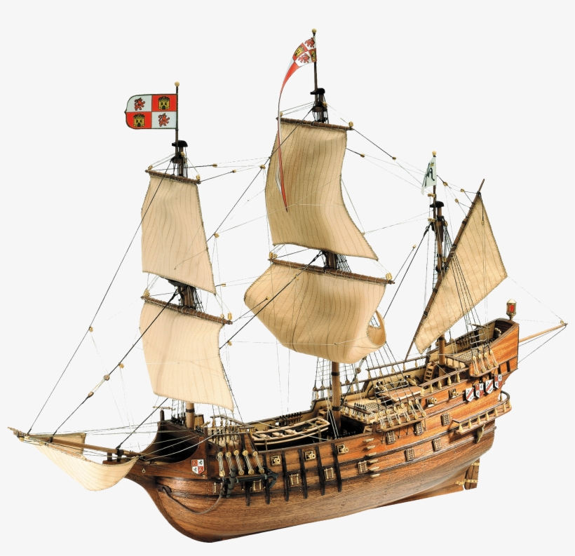 Png Images Ship (id 22151) - Model Wooden Ship, transparent png
