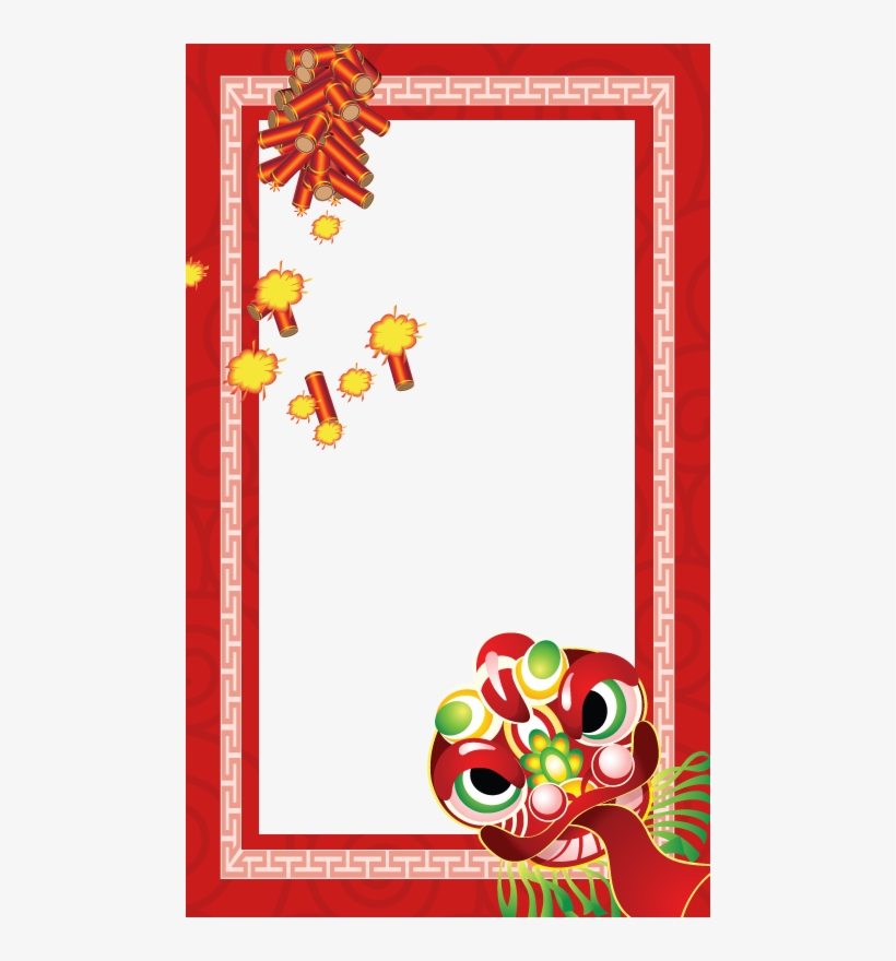 Chinese New Year Frame Png, transparent png