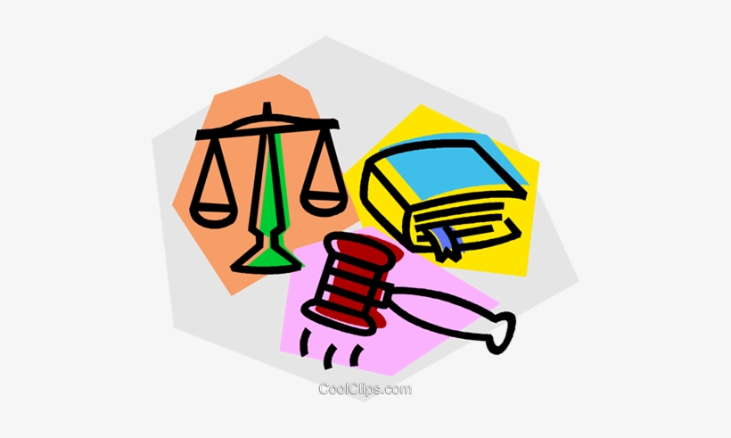 Gavel, Law Book, And Scales Of Justice Royalty Free - Regulation