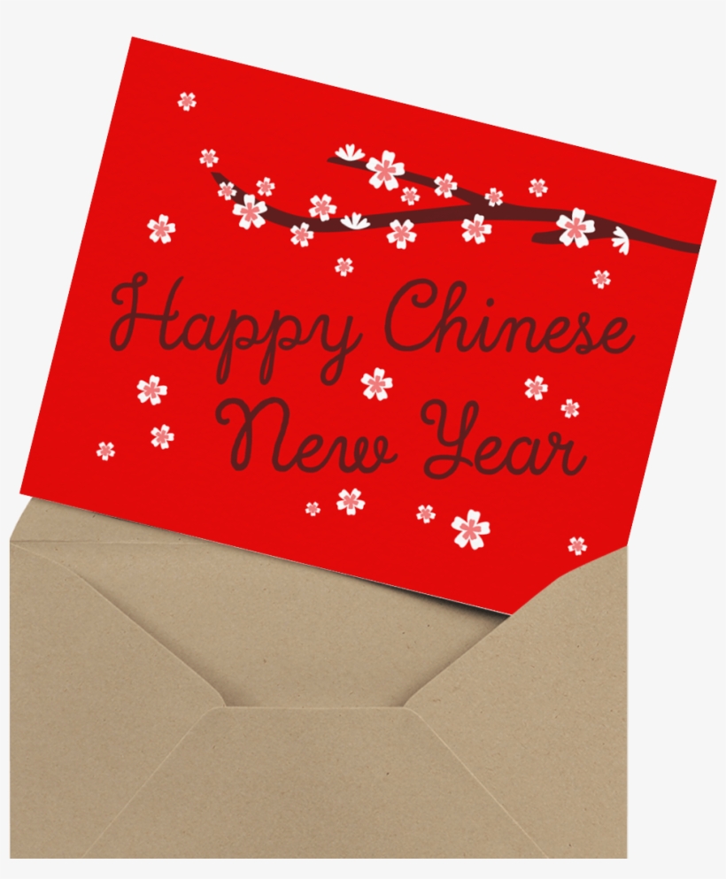 Elegant Happy Chinese New Years - Paper, transparent png