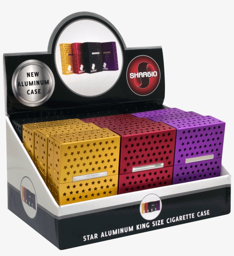 Shargio Magnetic Flip Top King Size Cigarette Case - Box, transparent png