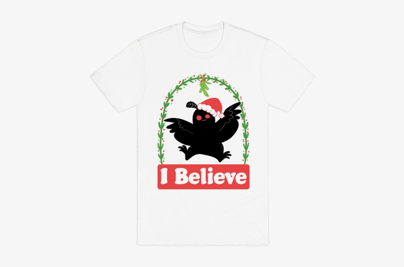Christmas Mothman Mens T-shirt - Kk Do You Love Me, transparent png