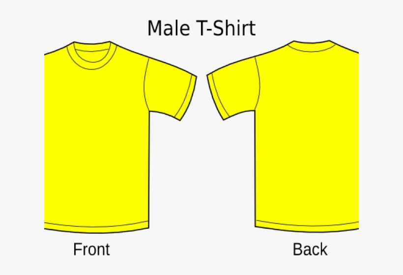 Yellow Clipart Tee Shirt - Portable Network Graphics, transparent png