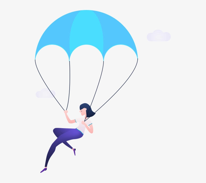 Parachuter - Real World, transparent png