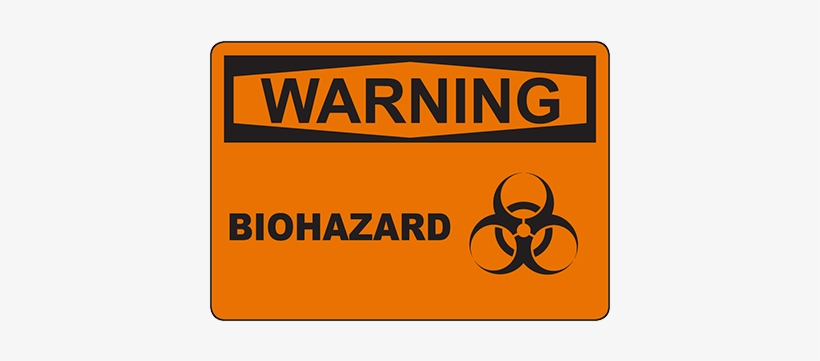 Warning Biohazard Sign - Dont Drink Water Sign, transparent png