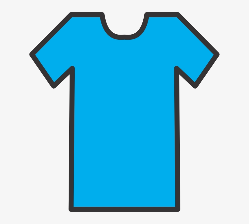 23 T Shirt Outline Printable Free Cliparts That You - Blue Shirt ...