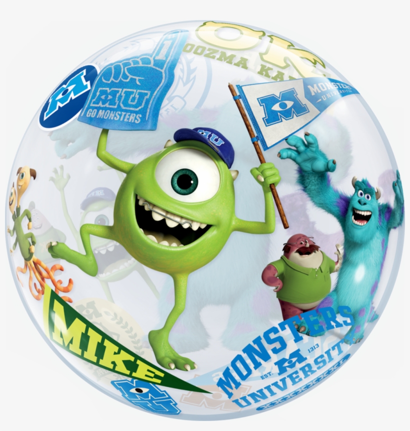 Disney-pixar Monsters University Bubble Balloon - Monsters University Bubble Balloon, transparent png