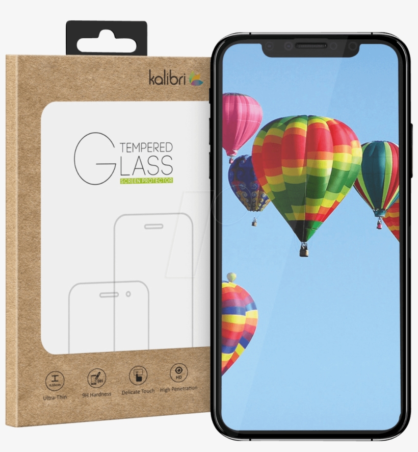 Real Glass Screen Protector For Apple Iphone Xr , Black - Hot Air Balloon Festival Round Ornament, transparent png