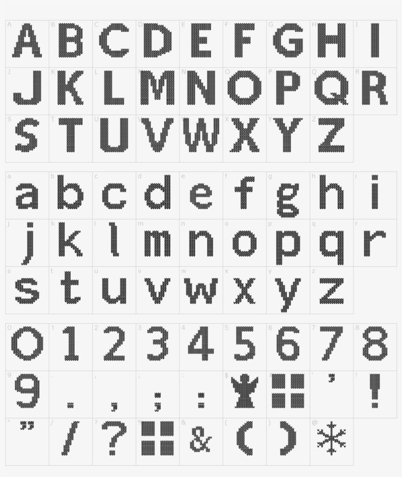 Christmas Jumper Font - Typeface, transparent png