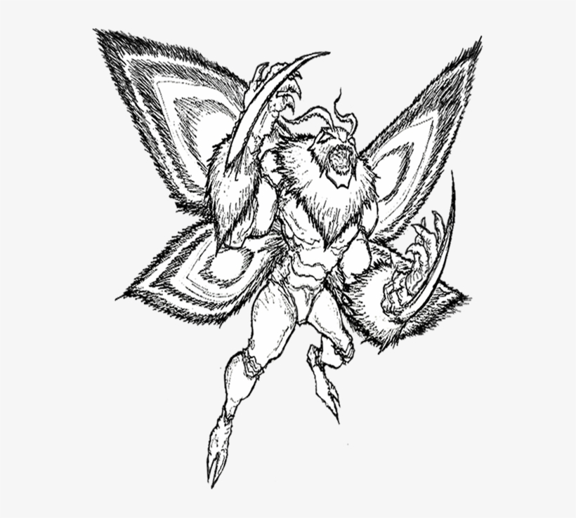 Mothman - Illustration, transparent png