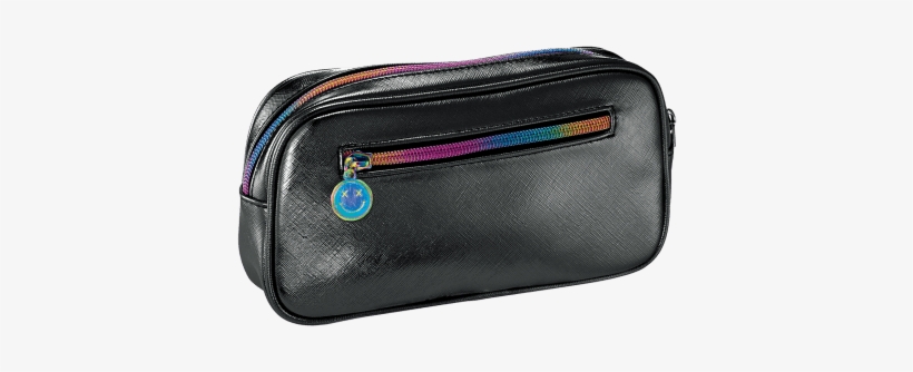 Picture Of Black Metallic Small Cosmetic Bag - Toiletry Bag, transparent png
