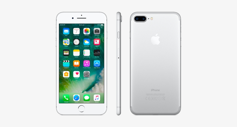 Iphone 7 Plus Silver - Iphone 7 Plus Uk, transparent png