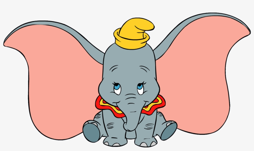 Elephant Ears Clipart - Dumbo Disney, transparent png