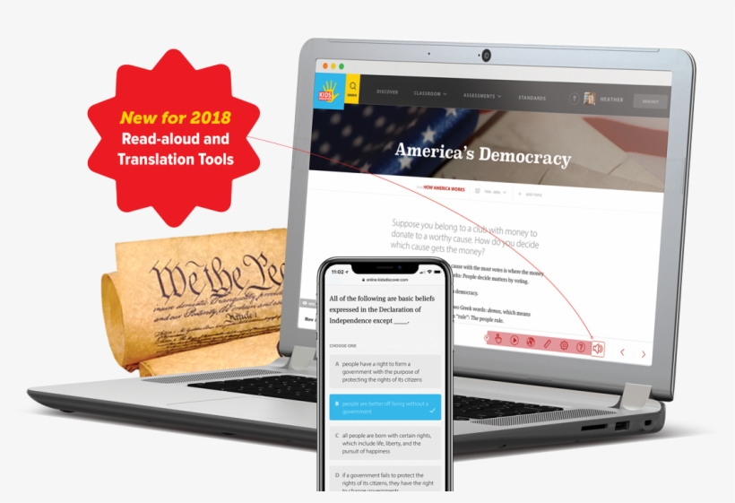 Kids Discover Online Product Image - American Republic: Complete Original Text, transparent png