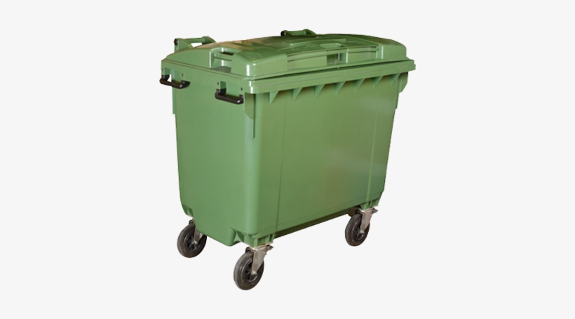 Mobile Garbage Bin 660l, transparent png