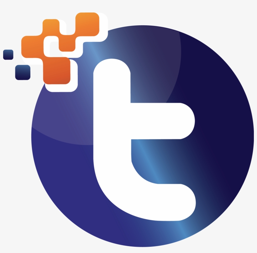 Twitter Logo Depicted In Net Credit Union Logo Circle - Logo, transparent png