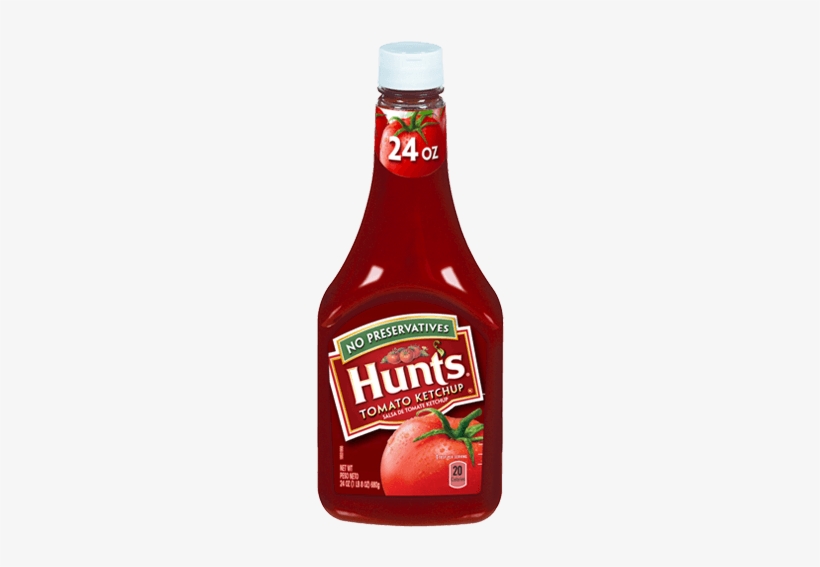 Ketchup & Bbq Sauce - Hunt's Tomato Ketchup 24 Oz, transparent png