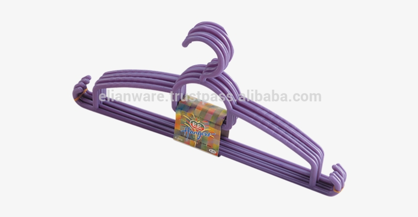 Malaysia 6 Pcs Plastic Clothes Hanger - Cloth Hanger - 6 Pcs - Plastic, transparent png