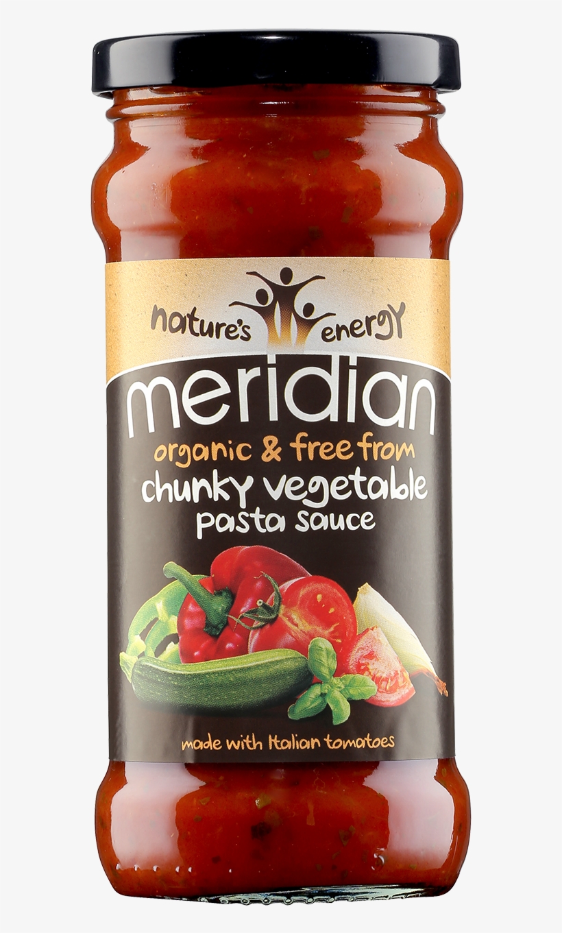 Organic And Free From Chunky Vegetable Pasta Sauce - Meridian (organic) Morello Cherry Spread 284g, transparent png