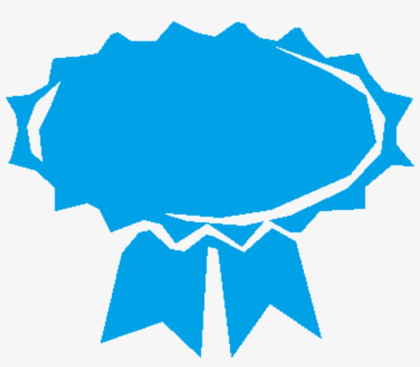 Ribbon Award Logo Prize Rosette - Azul Clipart Imagem De Medalha Azul Png, transparent png