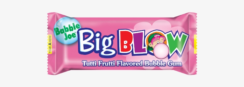 Its Flavors Tutti Fruity, Orange, Strawberry, And Big - Bubble Joe Big Blow, transparent png